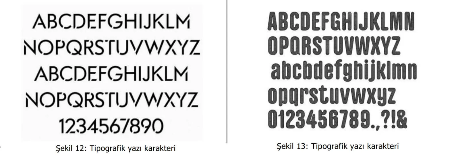tipografik yazı karakter örnekleri-manisa web tasarım